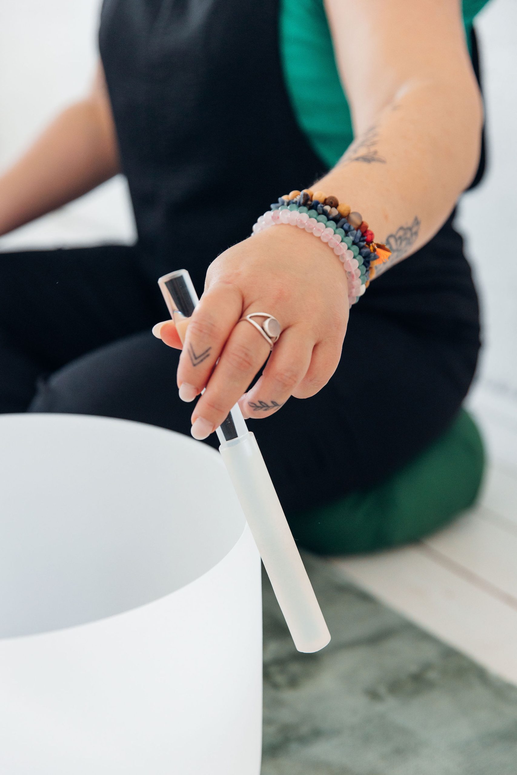 crystal bowl sound healing calm